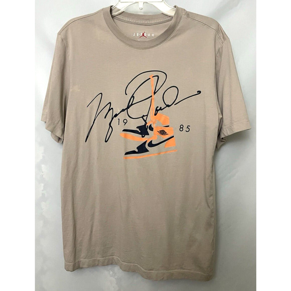 Air JORDAN '85 AJ85 T-Shirt Men Size M Tan Color - Picture 1 of 8